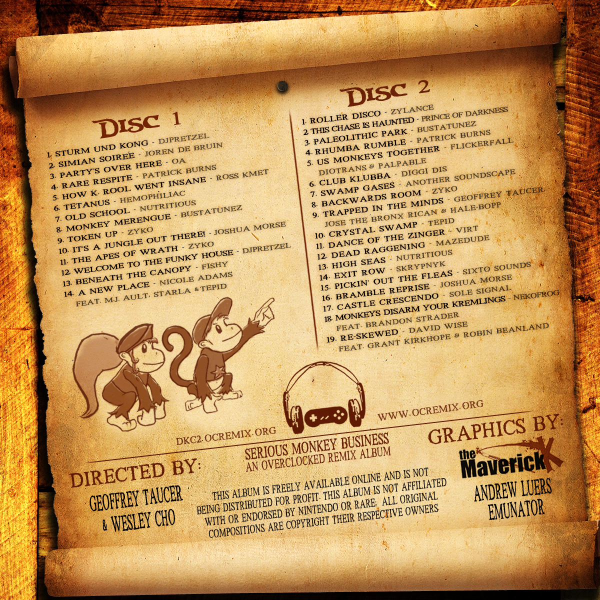 Album: Donkey Kong Country 2: Serious Monkey Business
